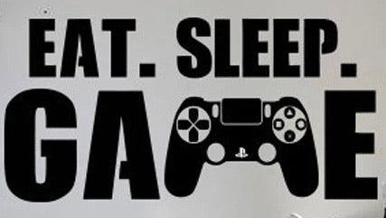 XL Eat. Sleep. Game. Wall Sticker